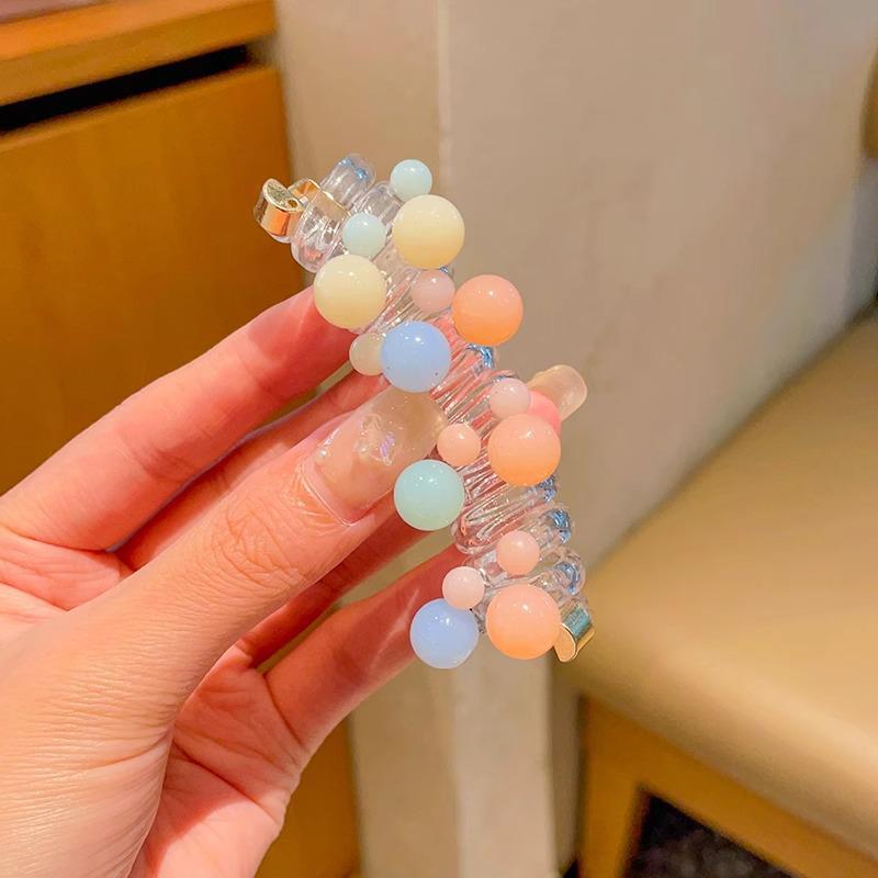 

2025 Резинки для волос «Маленькая звезда» с пузырьковым плетением - Аксессуары для волос «Телефонный шнур» для высокого хвоста для девочек