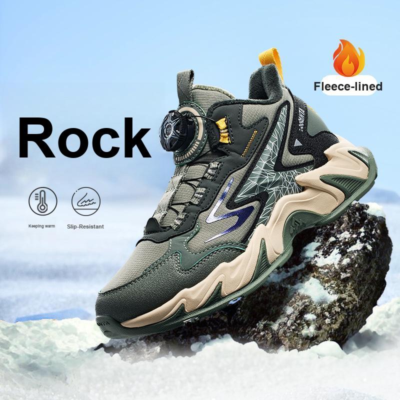 Anta Kids Trendy Fashion Thickened Non-Slip Wear-Resistant Low-Top Casual Shoes Kids Casual Shoes Green Black A12446933-3
