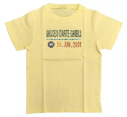 

Ghibli Museum Mosaic Cornerstone T T-Shirt Pastel Yellow 130cm Japan Limited L