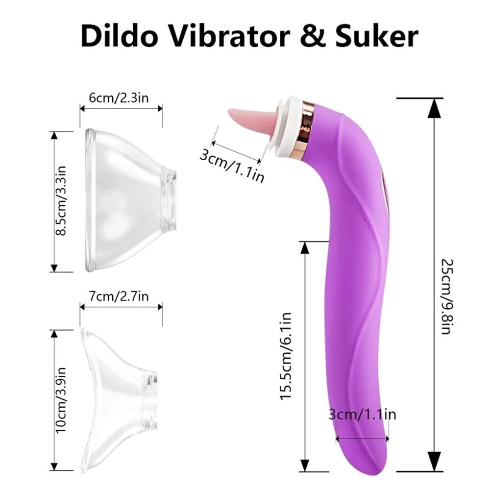Succhiare vibratore giocattolo del sesso delle donne giocattoli per adulti virbatori giocattolo del sesso femminile giocattolo della lingua per le donne vibratore del punto G giocattoli per capezzoli stimolatore del clitoride