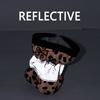 Wasserdichte Hundeschuhe für kleine Hunde Katze Rutschfest Reflektierend Welpenstiefel Leopardenmuster Verstellbar Französische Bulldogge Mops Haustier Schuhwerk