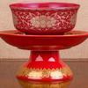 Large Ceramic Offering Bowl Oil Lamp for Temple or Buddhist Hall Decoration, Fruit and Candle Holder