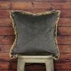 Riva Paoletti Kiruna Faux Fur Edged Square Cushion Cover