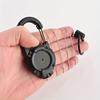Retractable Heavy Duty Pull Reel Carabiner Key Chains Strong Steel Wire Rope Buckle Spring Key Ring Outdoor Sporty Keychain Tool