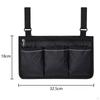 Armrest Pouch Easy to Install Storage Bag MultiCompartment Rolling Support Hanging for Medical