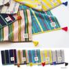 Tanaka Sangyo Imabari Towel STRIPE Made In 25 X 25 Cm Handkerchief, HOLIC, Japan, Pink, Approx.