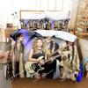 3D Printed Maneskin Bedding Set Pillowcase Duvet Cover  Double Twin Full Queen King Adult Boys Bedclothes Quilt Cover026