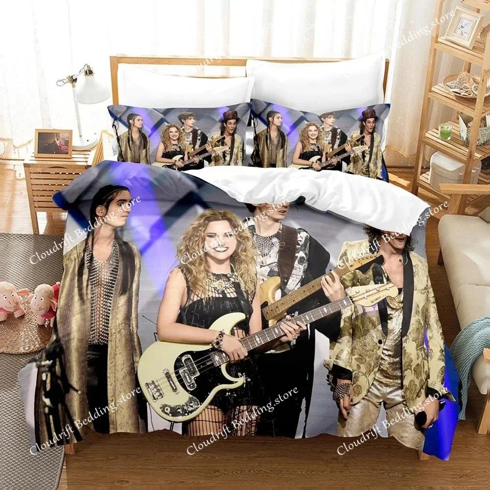 3D Printed Maneskin Bedding Set Pillowcase Duvet Cover  Double Twin Full Queen King Adult Boys Bedclothes Quilt Cover026