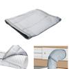 Home Cooling Setup White Protective Cover Sleeve Easy Installation AC Cover Duct Portable AC Cover Easy Installation Design