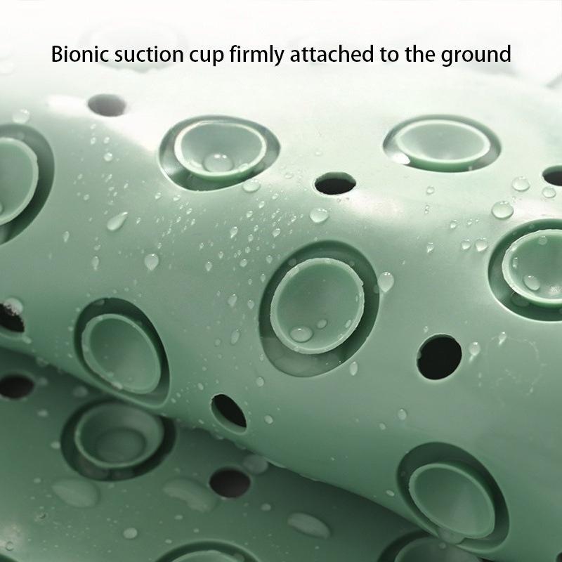 Bathroom Anti Slip Floor Mat PVC Massage Toilet Shower Room Anti Fall Suction Cup Bathtub Mat Toilet Shower Floor Mat