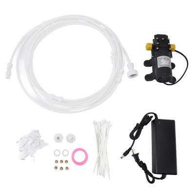 Outdoor Misting Large Area Covered with 6m Pump Filter Nozzle Low Pressure Misting System for Garden