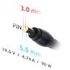 Akyga Ak-Nd-37 Car Power Adapter For Samsung Laptop 19V 90W 5.5 X 3.0 +Pin
