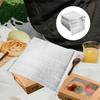 50pcs Aluminum Foil Thermal Bag Reusable Cooler Bag Food Delivery Bag  Lunch Storage