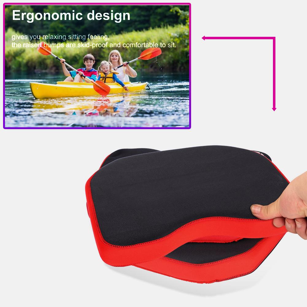 Kayak Seat Pad Thickened Canoe Fishing Boat Comfortable Seat Padded Cushion Rowing Boats Chair for Kayak Outdoor Camping 7