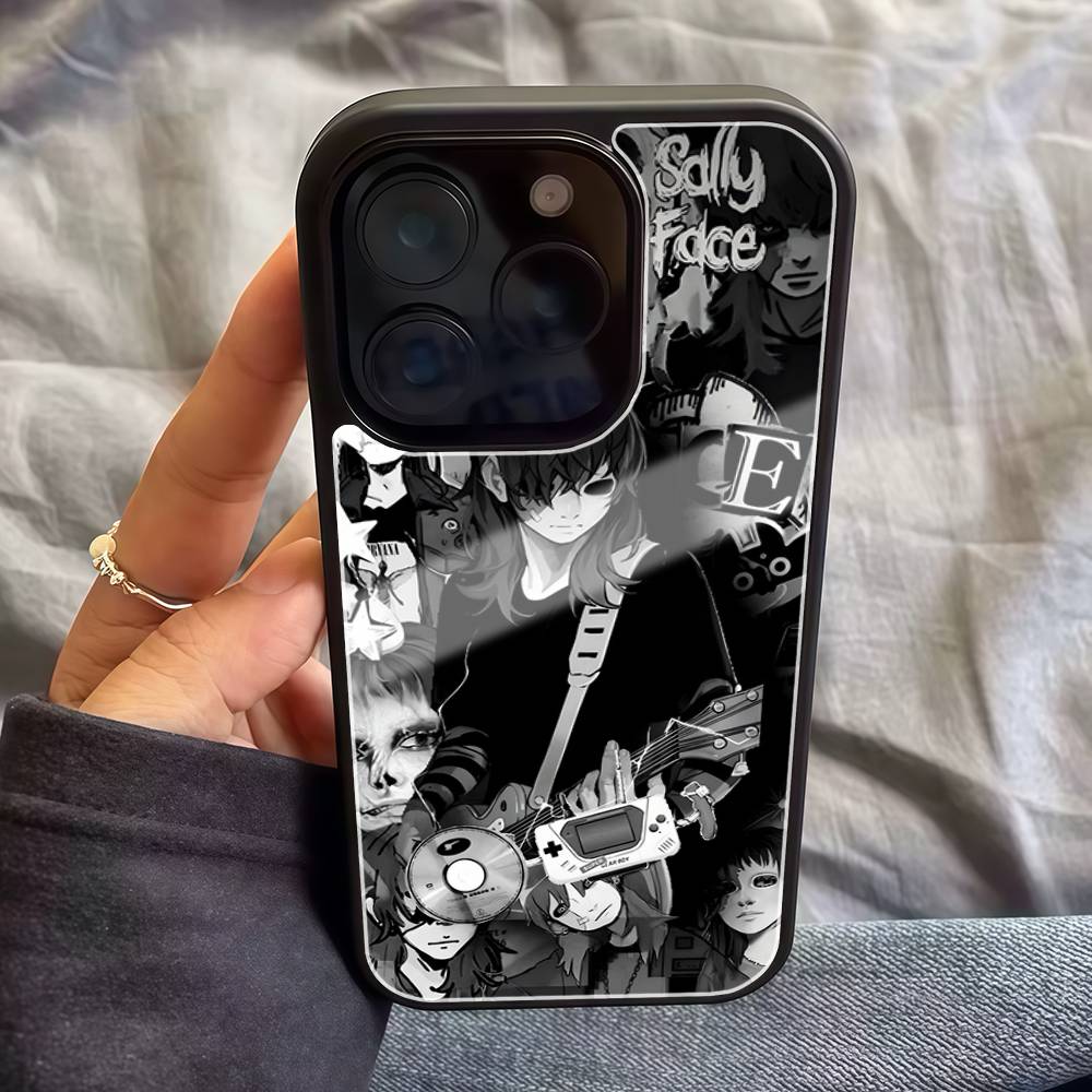Fashion S-Sally Face Thriller Game Phone Case Hard Plastic Phone Case For Iphone 17 Air 16 15 14 13 12 11 Pro Max PC TPU