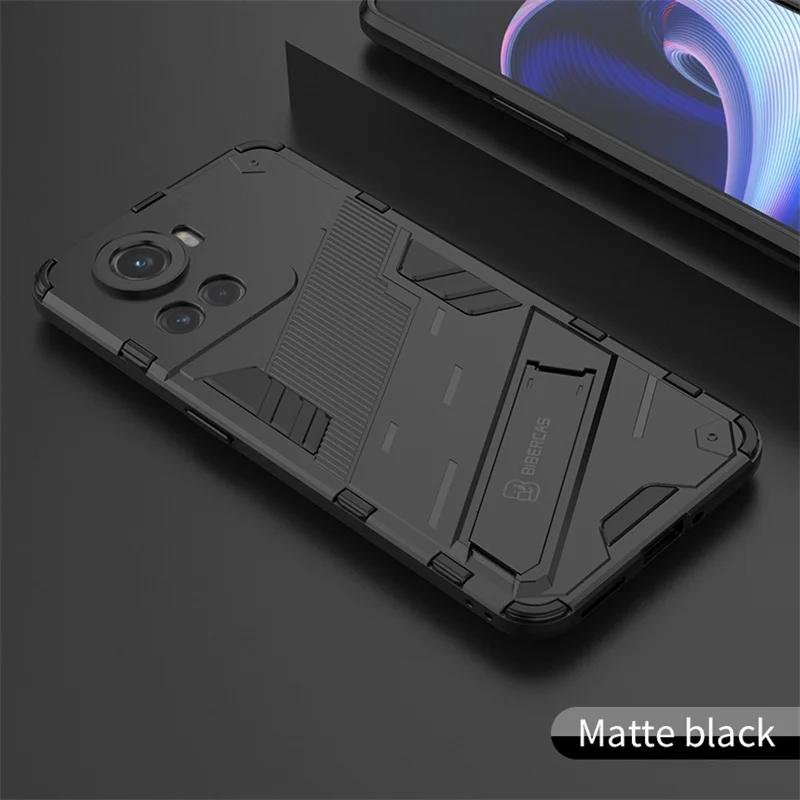 Für OnePlus Ace 5G Hülle Schützen Sie die Rückseite Stoßfestes Panzergehäuse Für One Plus 10R 10 R Hülle Anti-Fall Schutz Ständer Coque