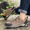 Fashion Hiking Shoes Waterproof Leather Comfortable Outdoor Sports Sneakers for Men Wear Resistant Breathable Running Camping Shoes