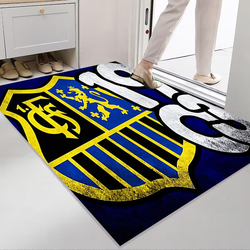 Portugal: Lion Emblem Green Shield carpet Suitable for all seasons floor mats Office chair cushion Fashion Bathroom mat