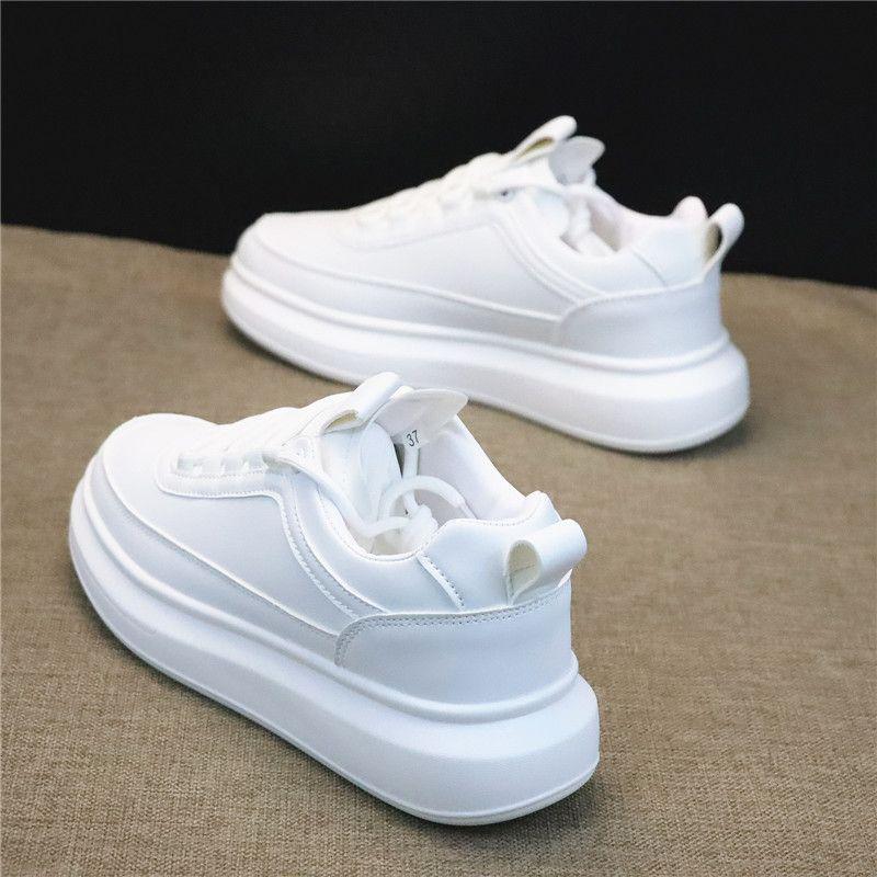 

Мужские модные белые кроссовки с низким верхом 2025 года для пар – Легкие, стильные и увеличивающие рост повседневные спортивные туфли. Size 35