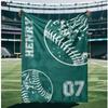 Football Print Blanket Flannel Blanket Home Decor Sofa Blanket Kid Blanket Ball Sports Birthday Gifts