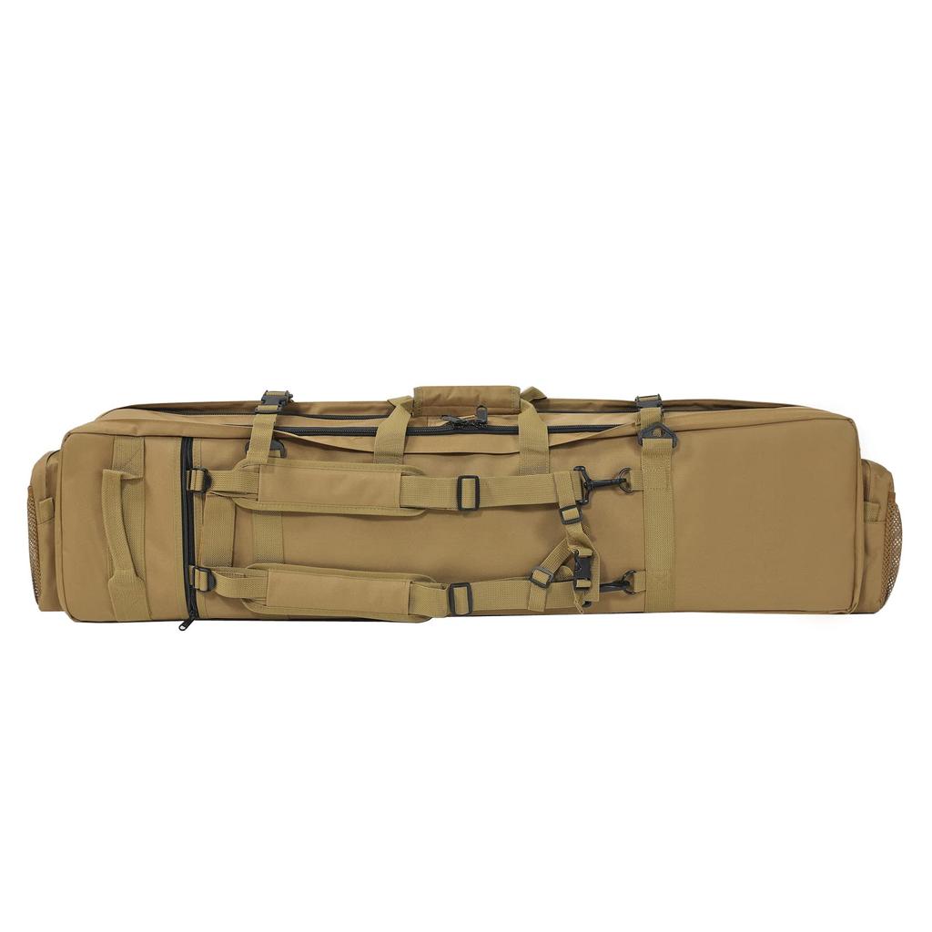 Daisei Large 3-Way Gun Case, Bag Type, Gun Backpack, Rifle Case, Double Gun Case (TAN W100)