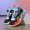 Children's basketball shoes Summer boys' mesh breathable rotating buckle sneakers Teen trendy shoes Boys' sneakers