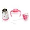 Sanrio Hello Kitty Water Bottle with Straw Stainless Keeps Drinks with Locking for Character Design Children's Mug, 250ml, One-Touch Steel, Cold, Lid,