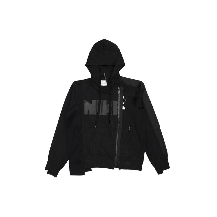 (WMNS) Nike x sacai Double-Zip Hoodie  Dark Obsidian  Women s CD6303-010 M