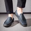 Fashion Brand Men'S Breathable And Anti Slip Loafers For Spring, New Men'S Comfortable Soft Soled Handmade Stitched Casual Shoes