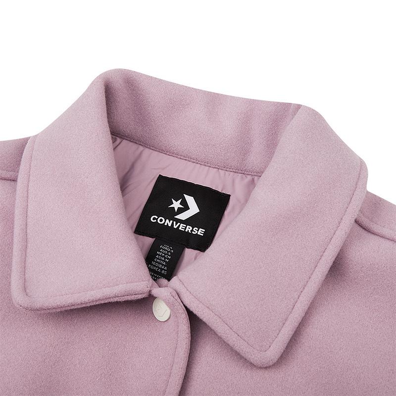 New Converse Puffer Jacket Women's Pink 10027242-A04