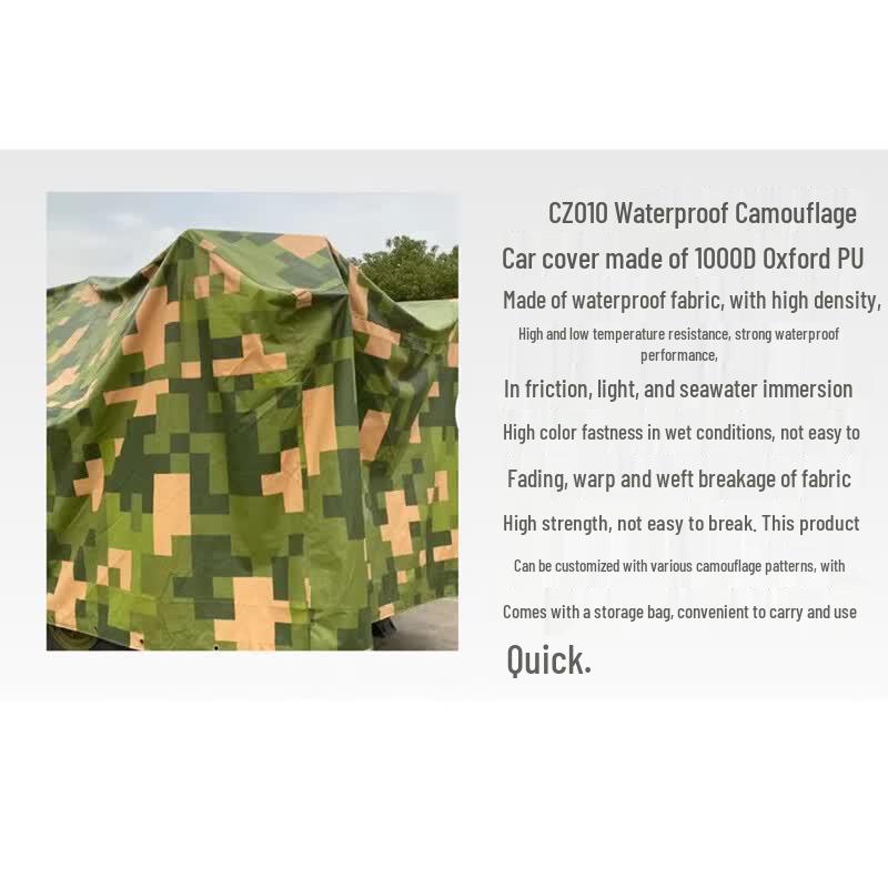 Heavy-Duty Camouflage Waterproof Car Cover