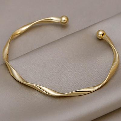 Twist-Armband für Frauen, Paare, minimalistisch, elegant, leicht, luxuriös, Persönlichkeit, Geburtstagsfeier, Schmuck, Accessoires, Geschenke