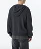 Musinsa Standard Crochet Knit Hooded Zip-Up [Medium Grey]