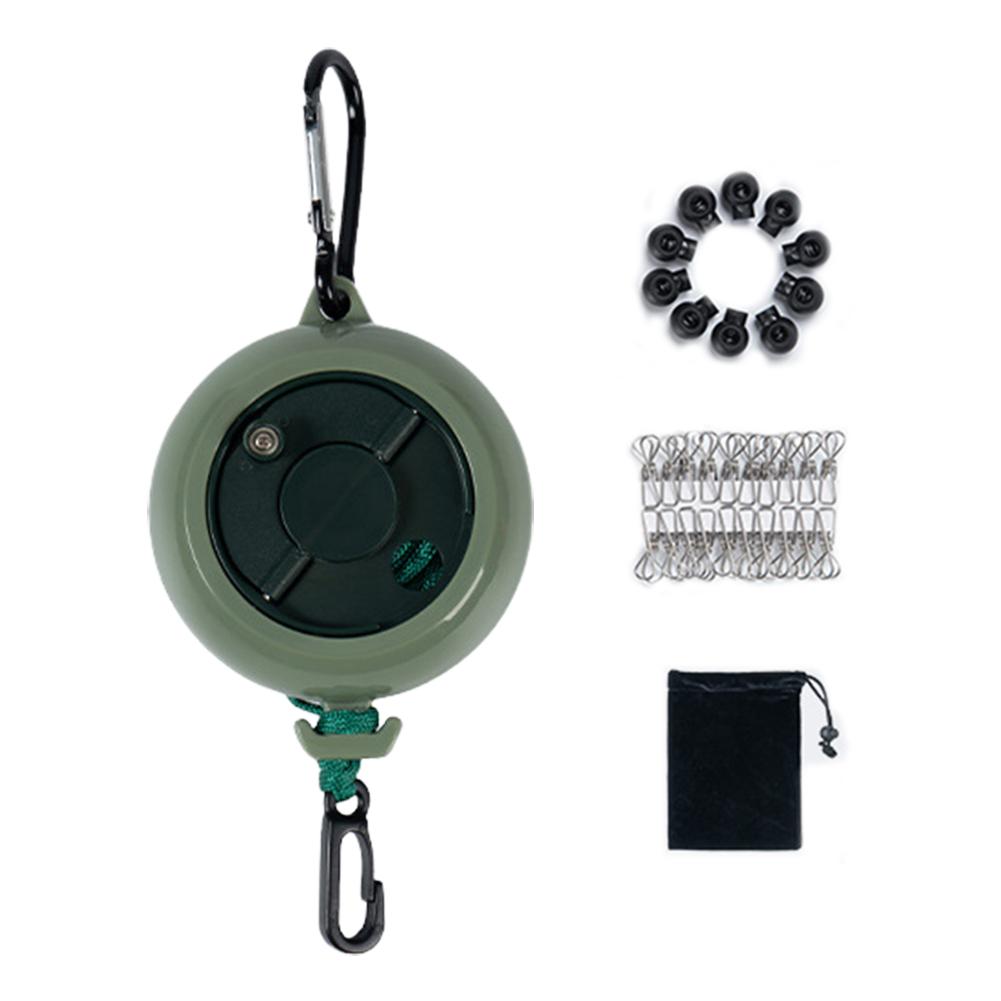 

10 метров выдвижная бельевая веревка, расширяемая, портативная, дорожная, с 10 фиксированными пряжками и 20 прищепками для одежды для улицы