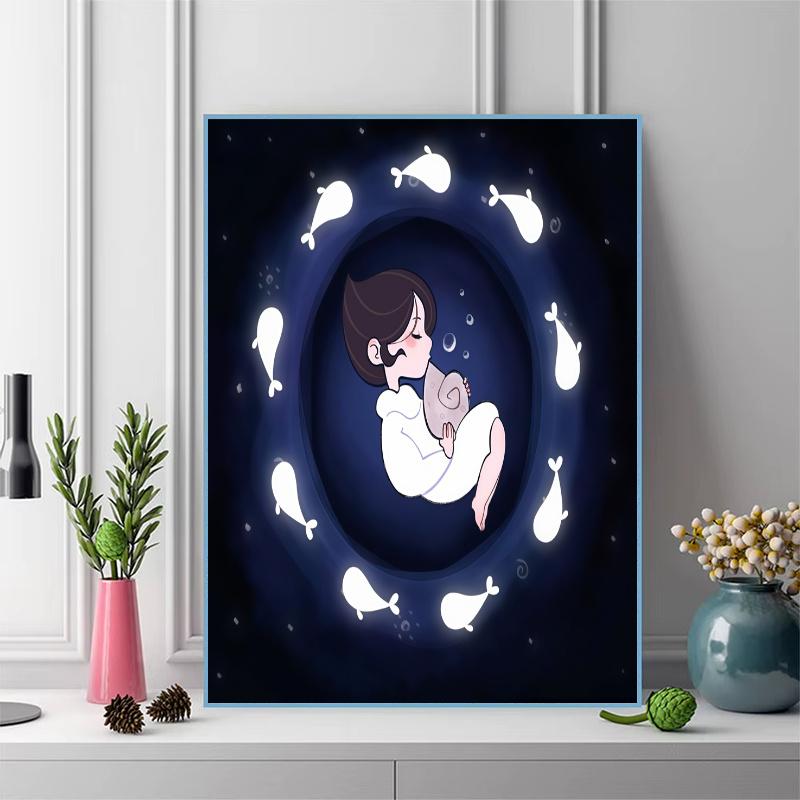 SOTS.173 100% Round Full Drill 5D DIY Diamond Painting Embroidery Cross Stitch Rhinestone Décor