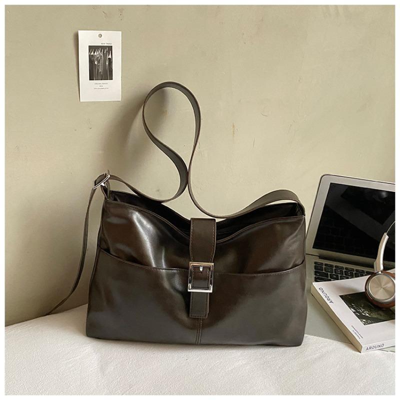 Retro Trend Underarm Bag Women's Autumn New Casual Shoulder Bag Fashionable High Value Tote Bag
