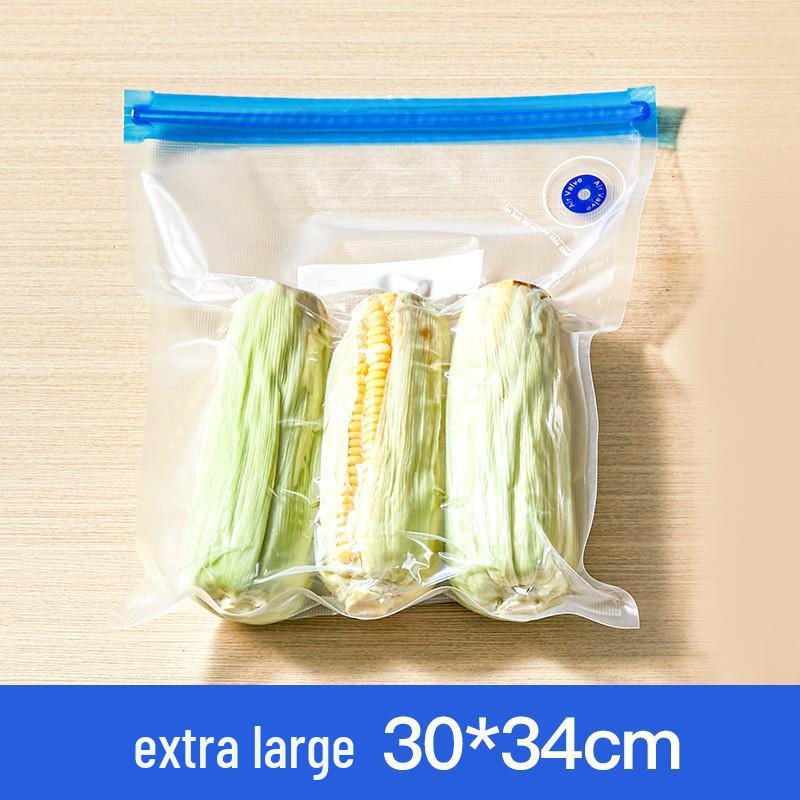 Pull-Out Transparent Food Storage Ziplock Bags - Thickened, Sealed, Freezer Safe for Fresh-Keeping