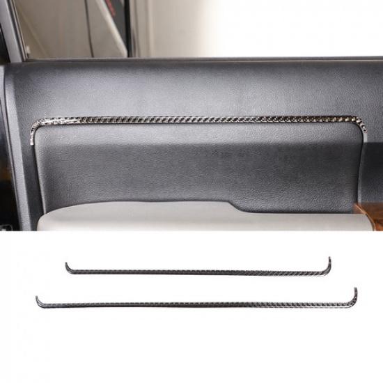 Carbon Fiber Interior Inner Door Panel Trim Strip  For Toyota Tundra 2007-2013