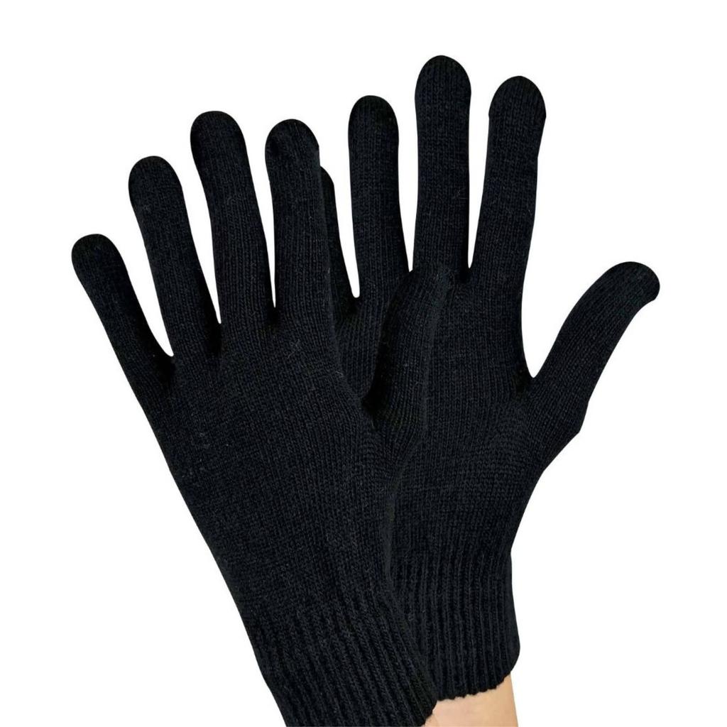 1 Paire Femme Hiver Fin Chaud Thermqiues Doigts Complets Tricot Gants Laine