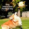 Hund Outdoor Interaktives Fußballspielzeug, Haustier Hund Trainingsspielzeug, Ball zum Kauen und Beißen, Langlebiges und Lustiges Spielzeug für Haustiere