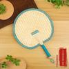 Old-Fashioned Large Palm Leaf Fan, Household Straw Fan, Mosquito-Repelling Handmade Baby Fan, Small Sunflower Fan, Durable Banana Leaf Fan