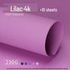 Purple Series Thick Cardstock: A4/A3/4K/8K Student Photography Background 230G