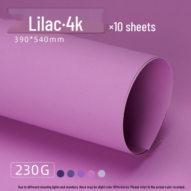 Purple Series Thick Cardstock: A4/A3/4K/8K Student Photography Background 230G