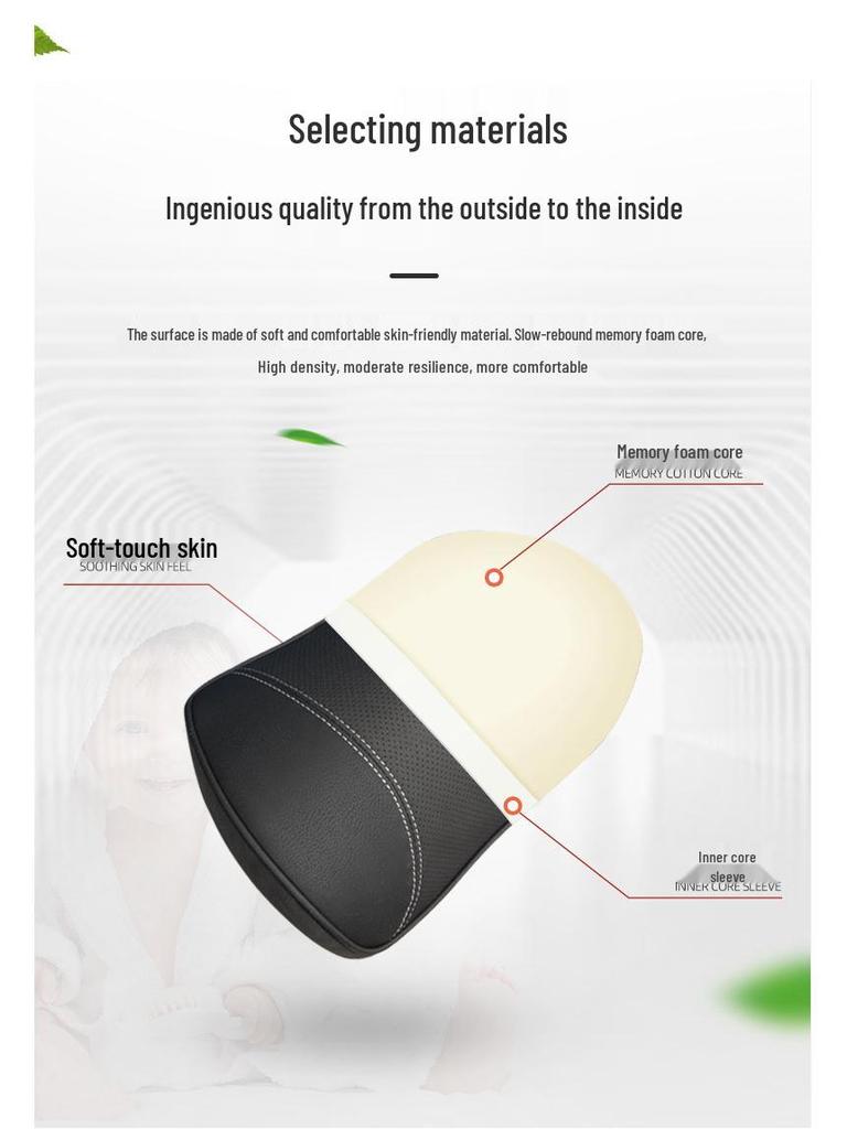 Buick Regal, Excelle, Envision, Encore Car Headrest Neck and Lumbar Support Pillow