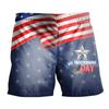 Men's Independence Day Print Casual Fashion Shorts Men's Printed Loose Breathable Shorts