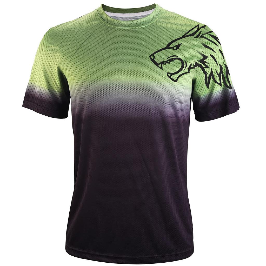 Men's Casual Loose Fitting Short Sleeved Breathable Quick Drying Clothes Top