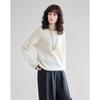 Demana Winter Wool Mohair Blend Patchwork Round Neck Knit Sweater