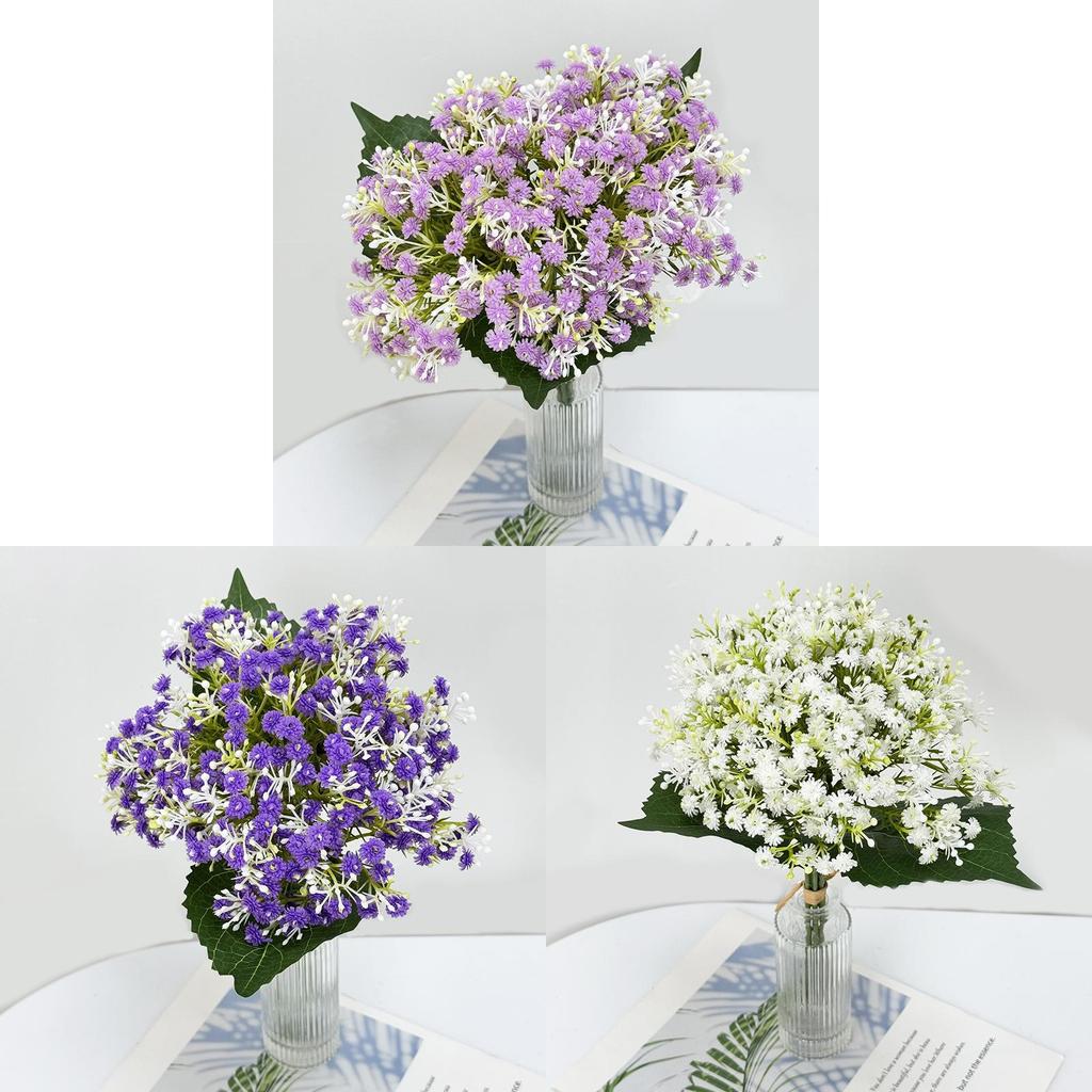 Konstgjord Gipsophila Paniculata Bröllopsdekoration Med Mjuk Gel-material För Hem- och Eventdekoration