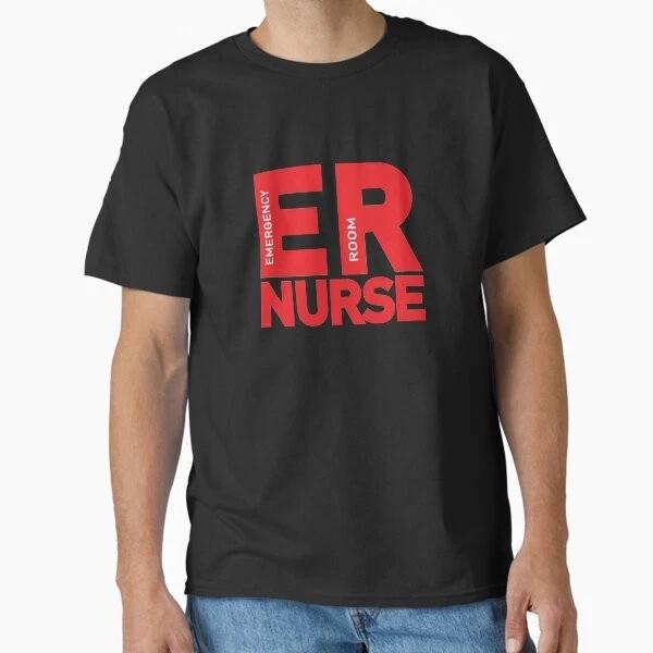 Emergency Room Er Nurse Classic Tshirt Made In Usaaus Tshirt S2xl S