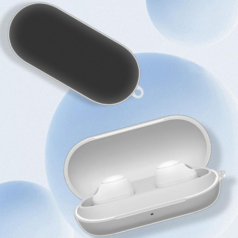 Compatible for  WF-C700N Earphone Cover-Shell Shockproof Anti-scratch Protect Sleeve Washable Housing Dustproof Case